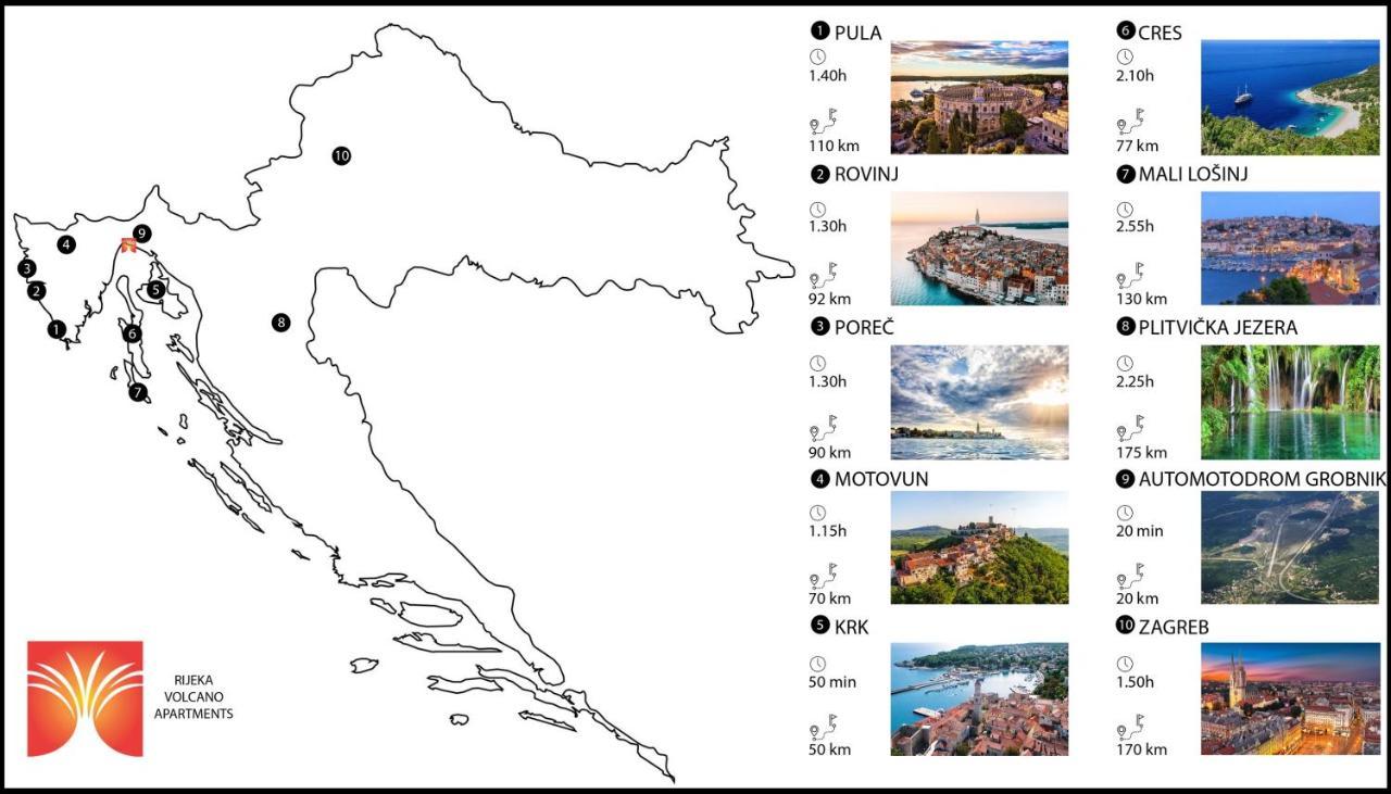 Apartmán Volcano Rijeka Exteriér fotografie